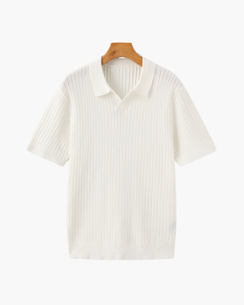 Polo côtelé de qualité supérieure