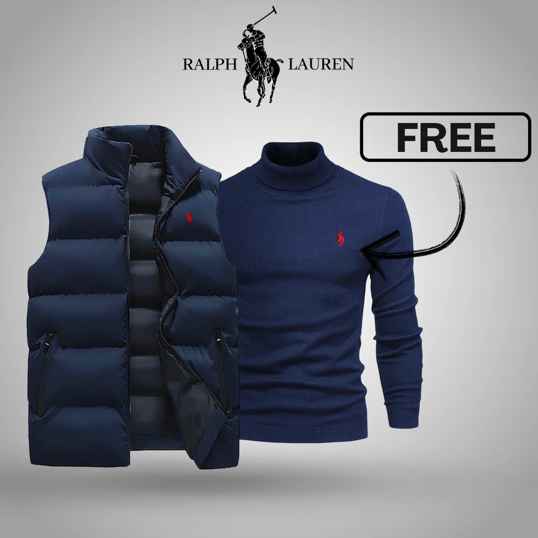Gilet R&L™ pour homme + pull gratuit (en liquidation)