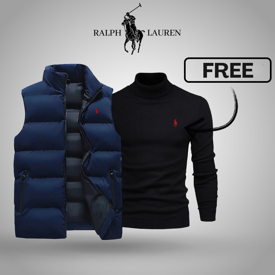 Gilet R&L™ pour homme + pull gratuit (en liquidation)