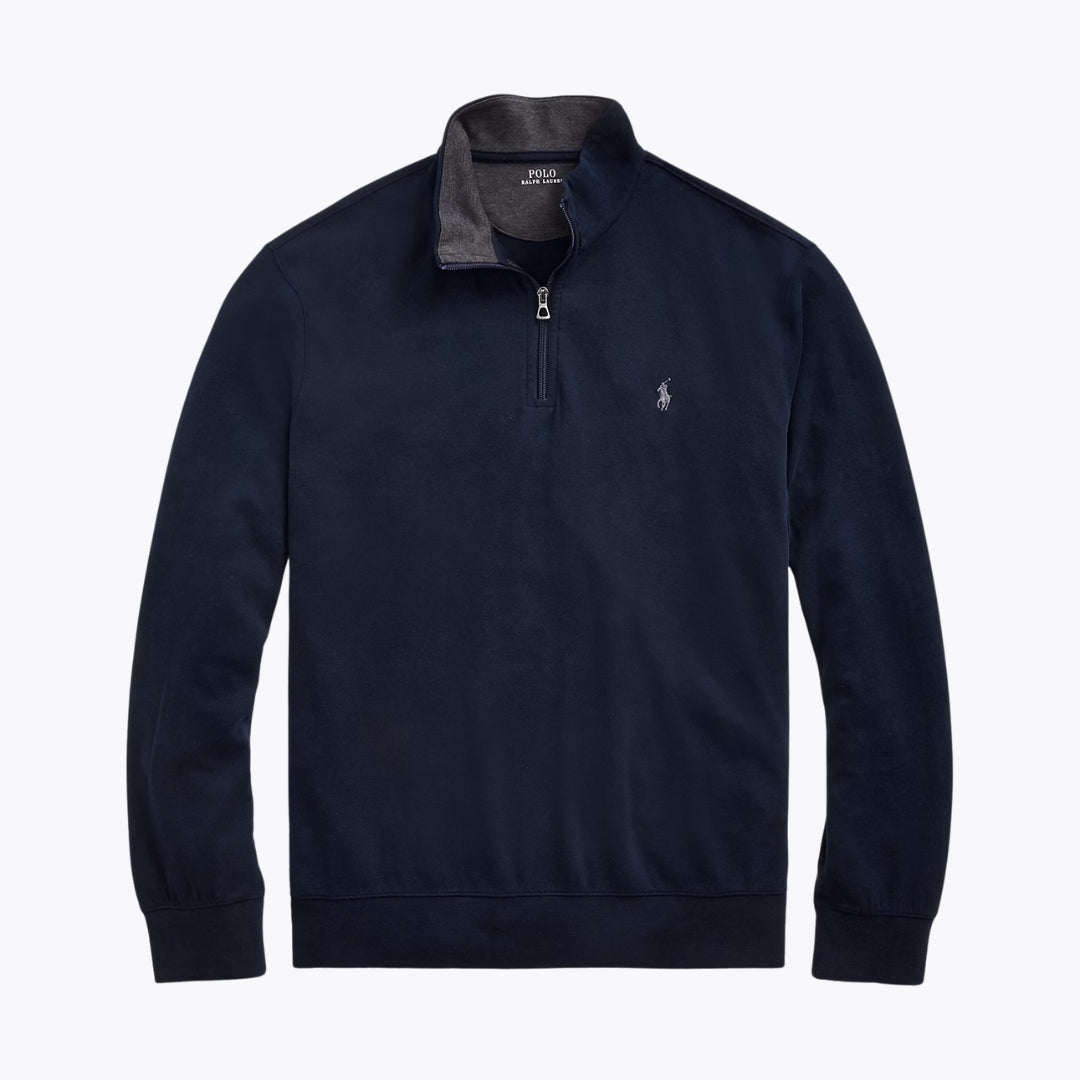 Pull RL Luxury Jersey à quart de zip