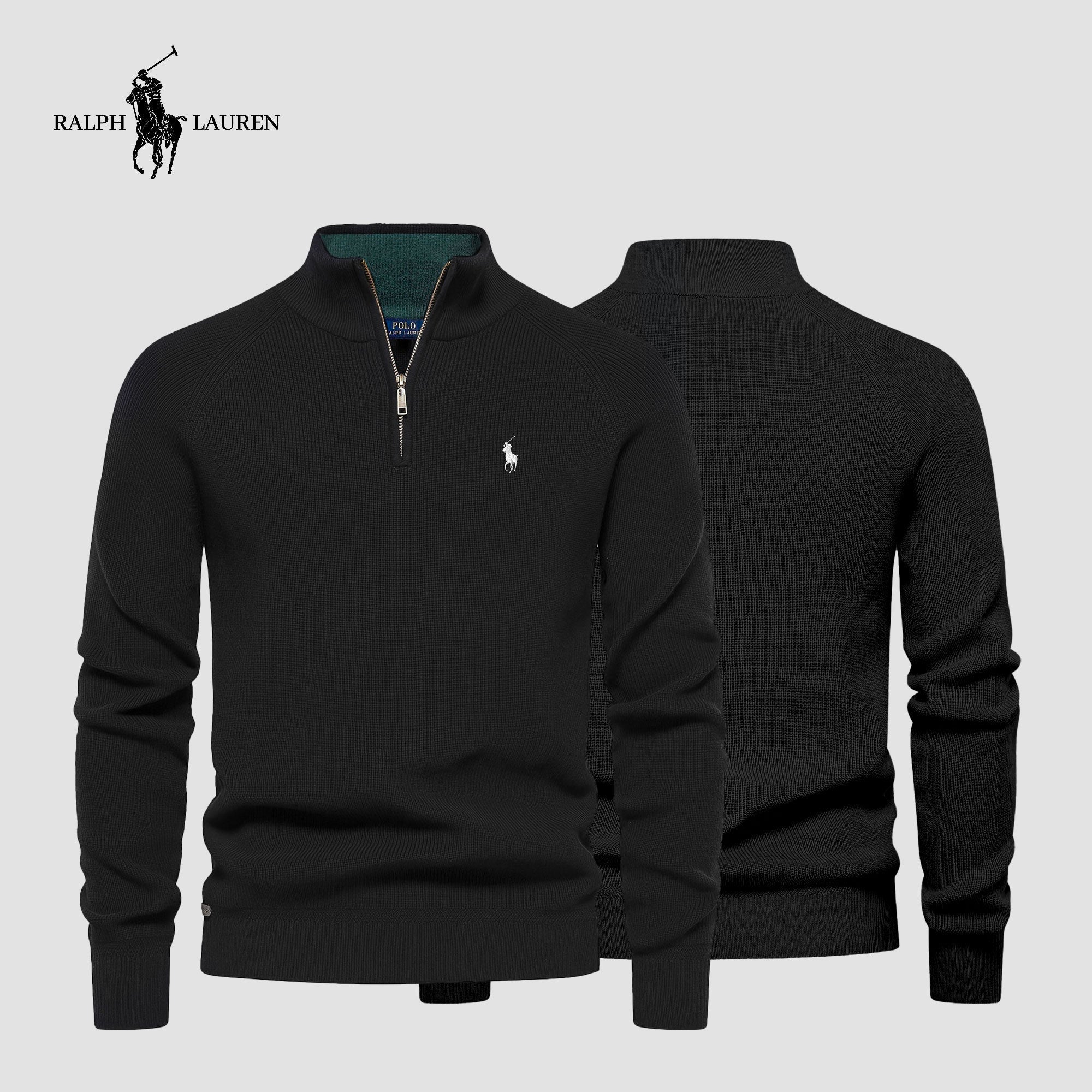 Pull RL à col zippé (DÉSTOCKAGE)