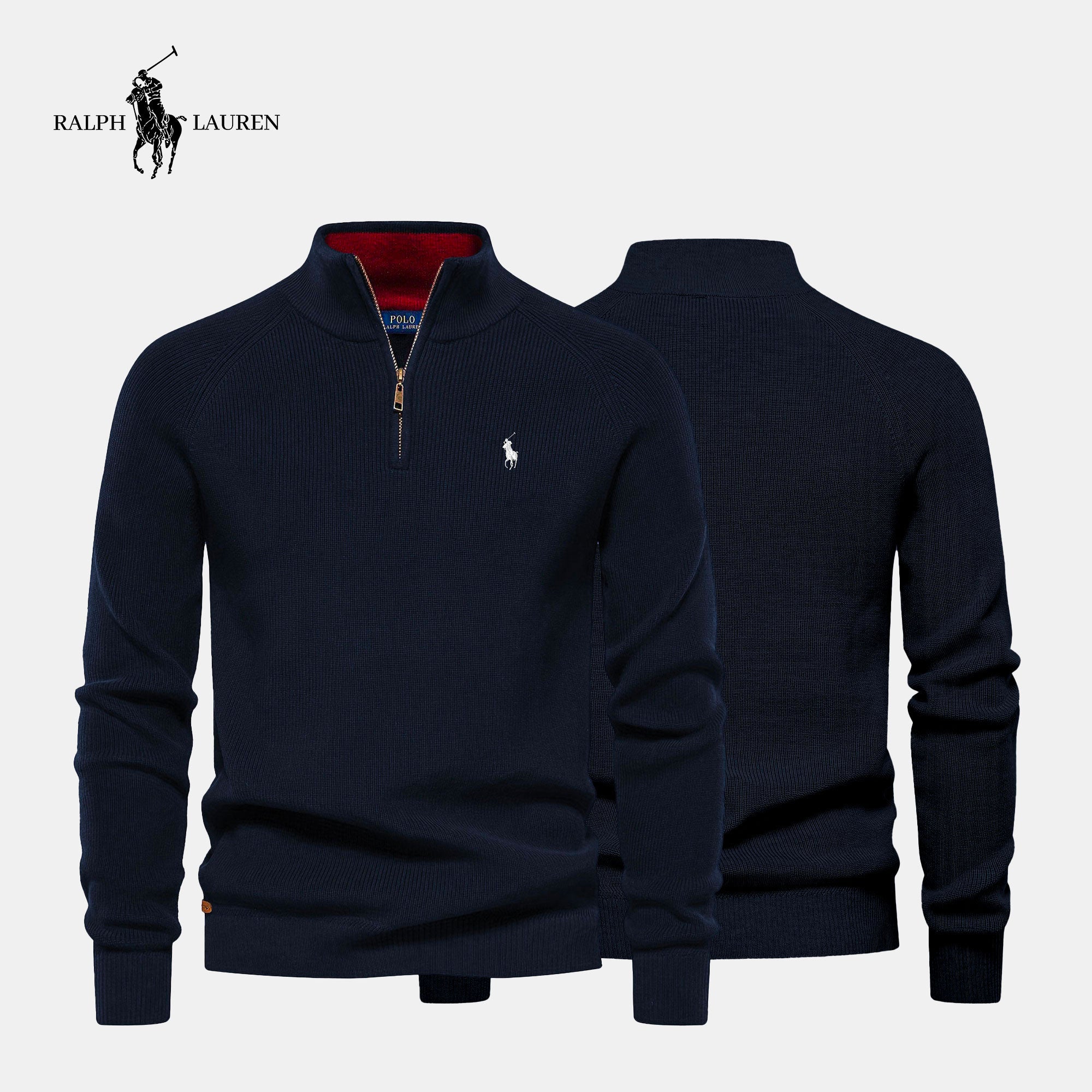 Pull RL à col zippé (DÉSTOCKAGE)