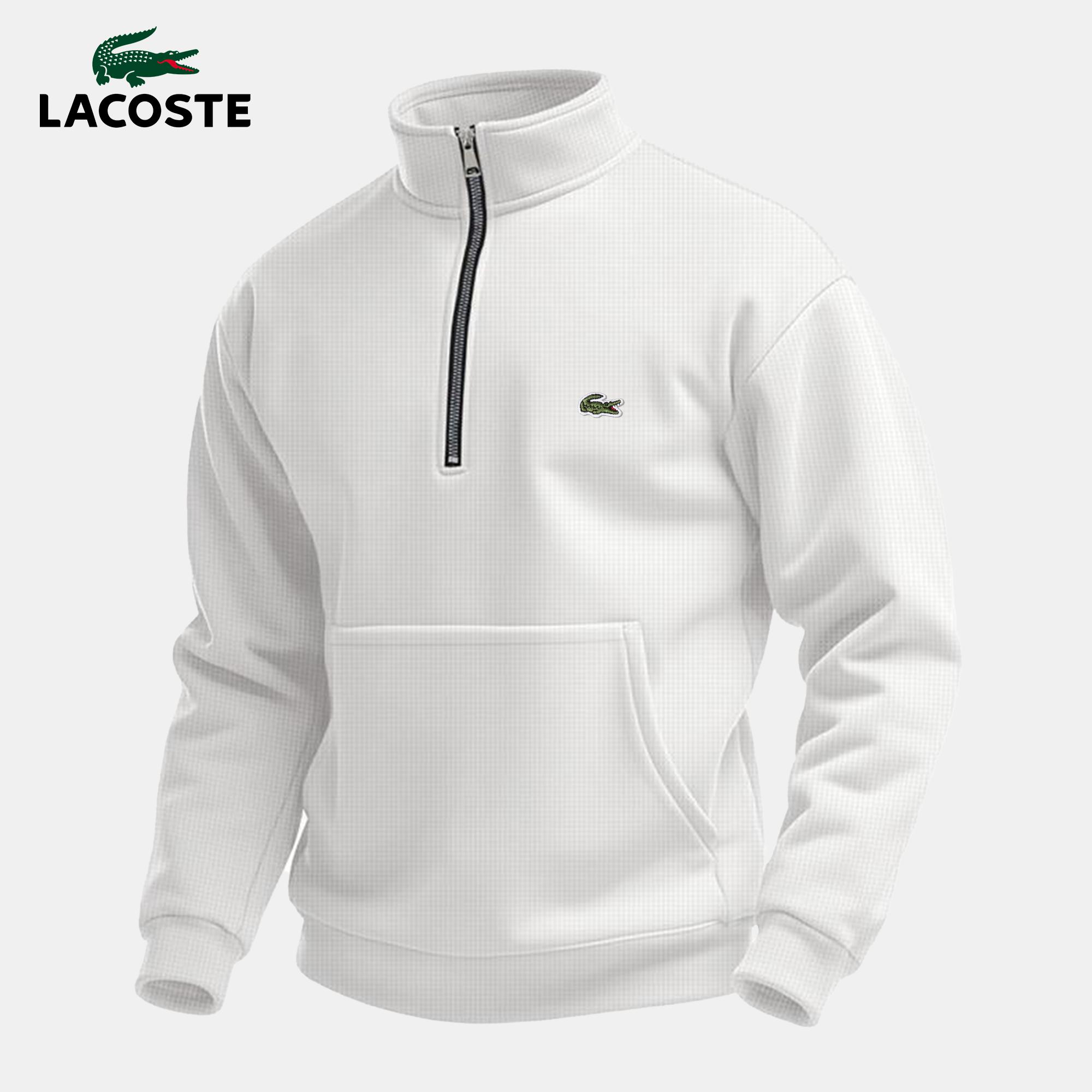 Sweat-shirt LC à demi-zip (DÉSTOCKAGE)