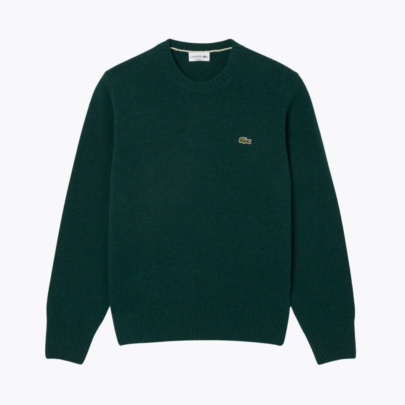 Pull en laine cardée LC à col rond