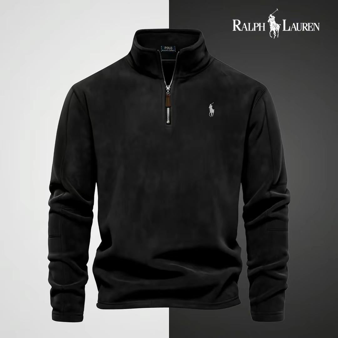 Pull en laine tricotée à torsades RL Prestige