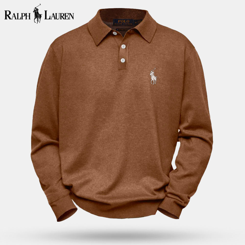 Pull en laine tricotée à torsades RL