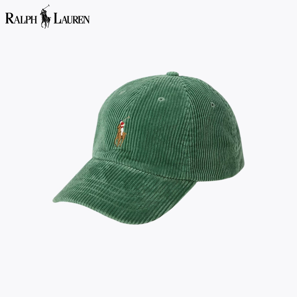 Casquette RL en velours côtelé
