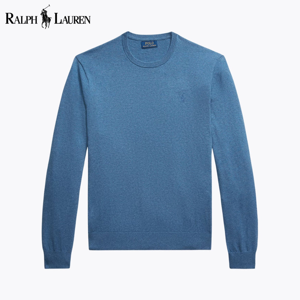 Pull ras du cou RL en coton et cachemire