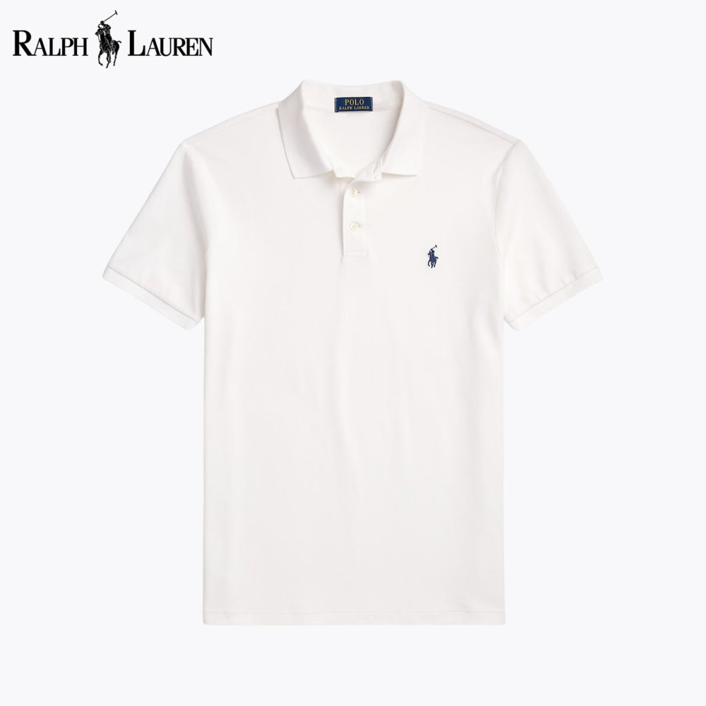 Polo RL Custom Slim Fit en maille extensible