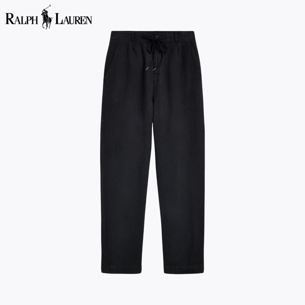 Pantalon en lin plissé coupe décontractée RL Lateef