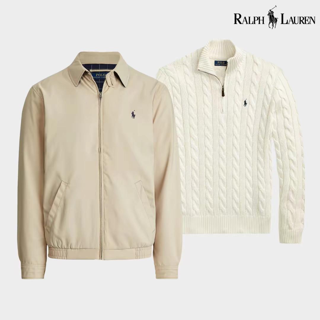 Ensemble R&L : Blouson aviateur + Pull à col zippé offert