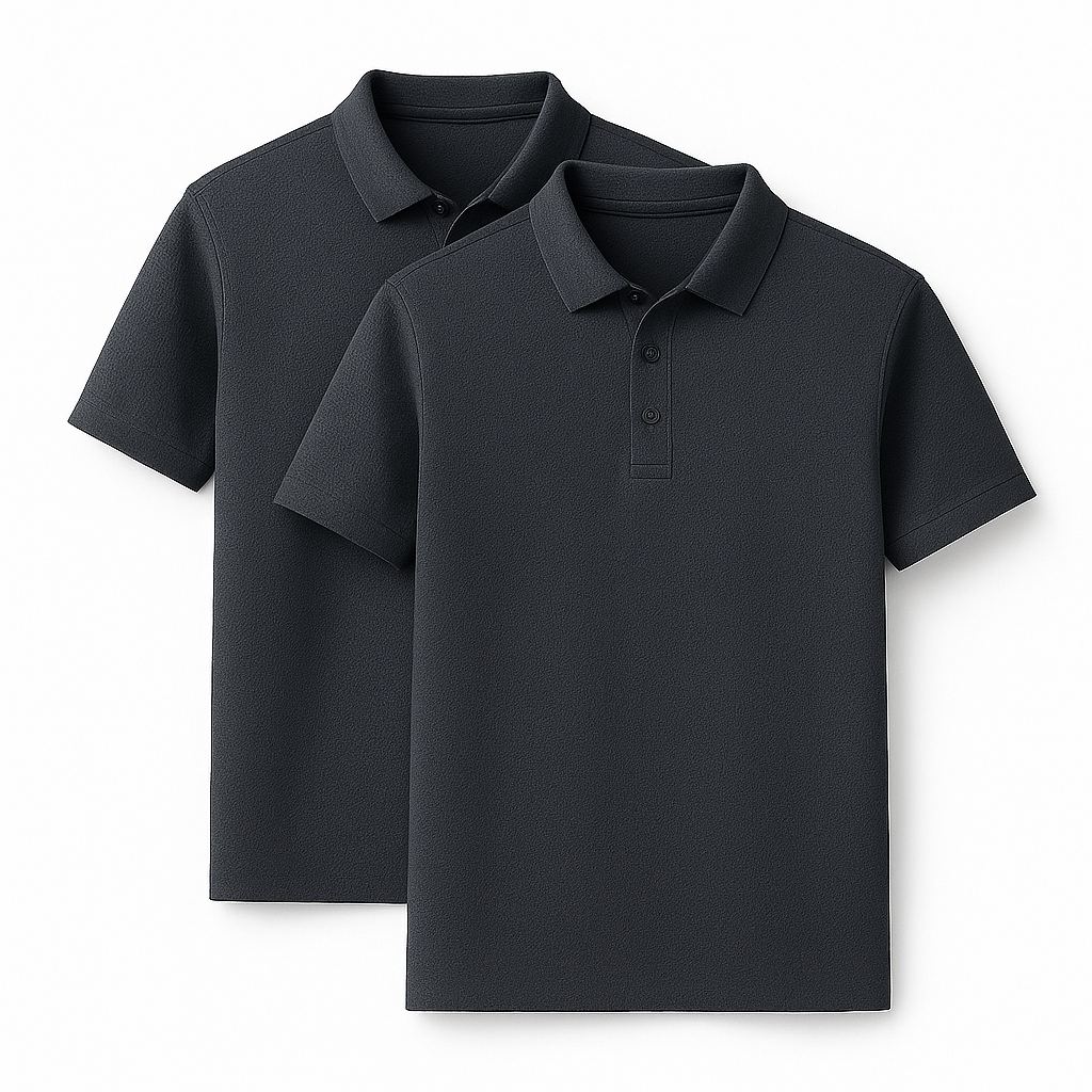 Polo en soie ultra fraîche (lot de 2 + montre offerte)