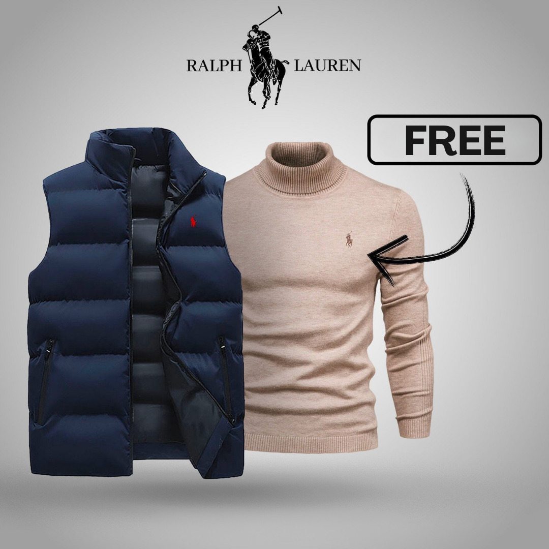 Gilet R&L™ pour homme + pull gratuit (en liquidation)