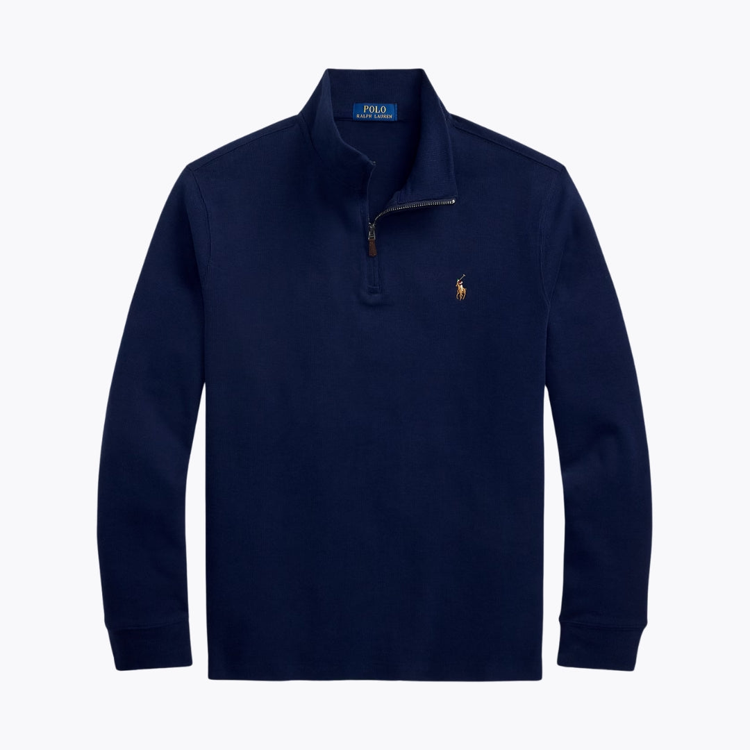 Pull RL Estate-Rib à quart de zip