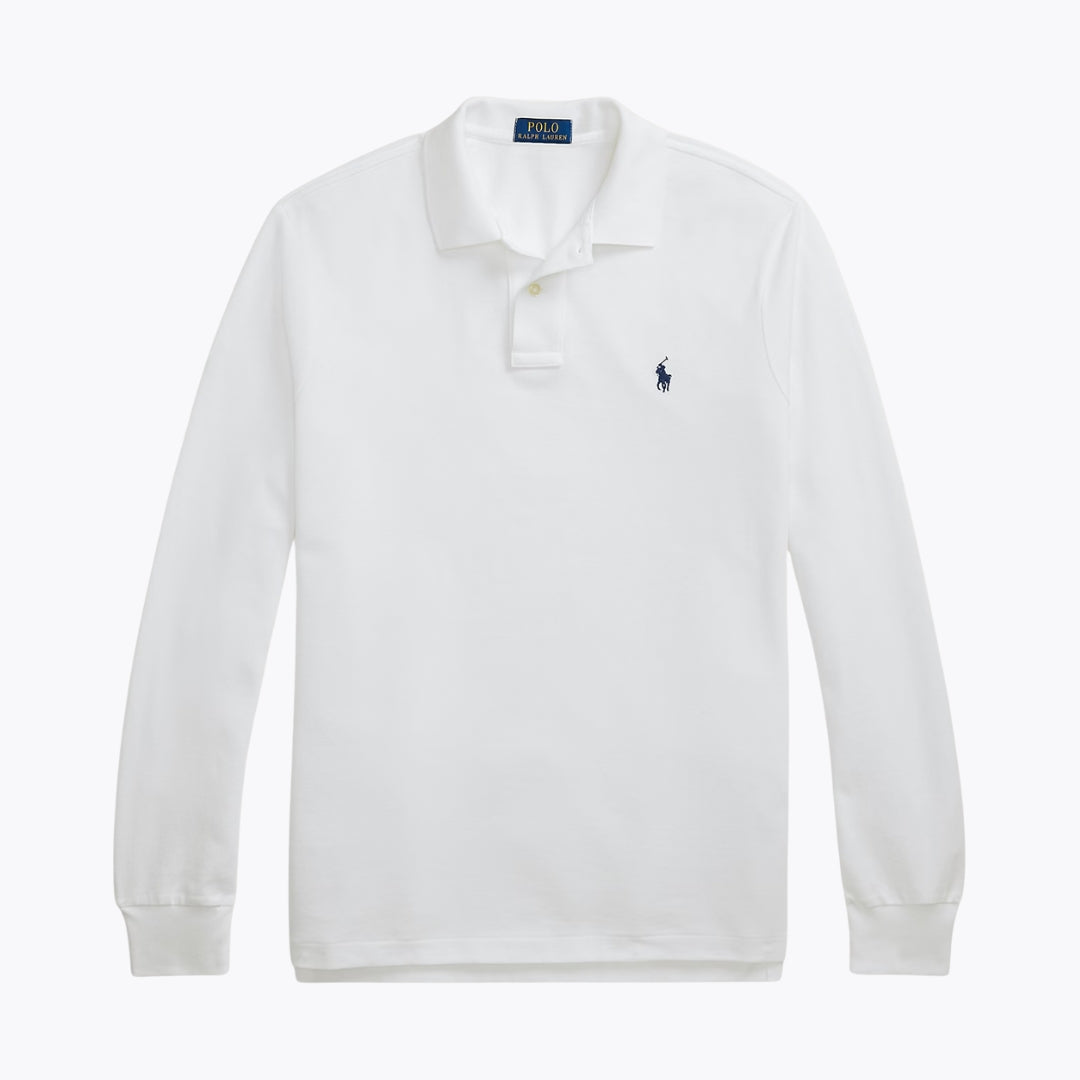 Polo à manches longues en maille RL