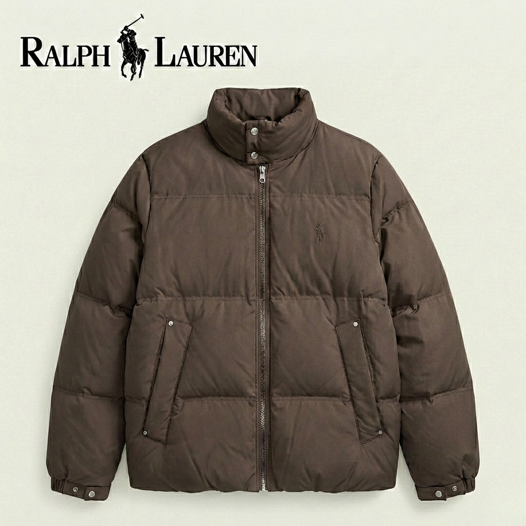 Doudoune RL en tissu ripstop texturé