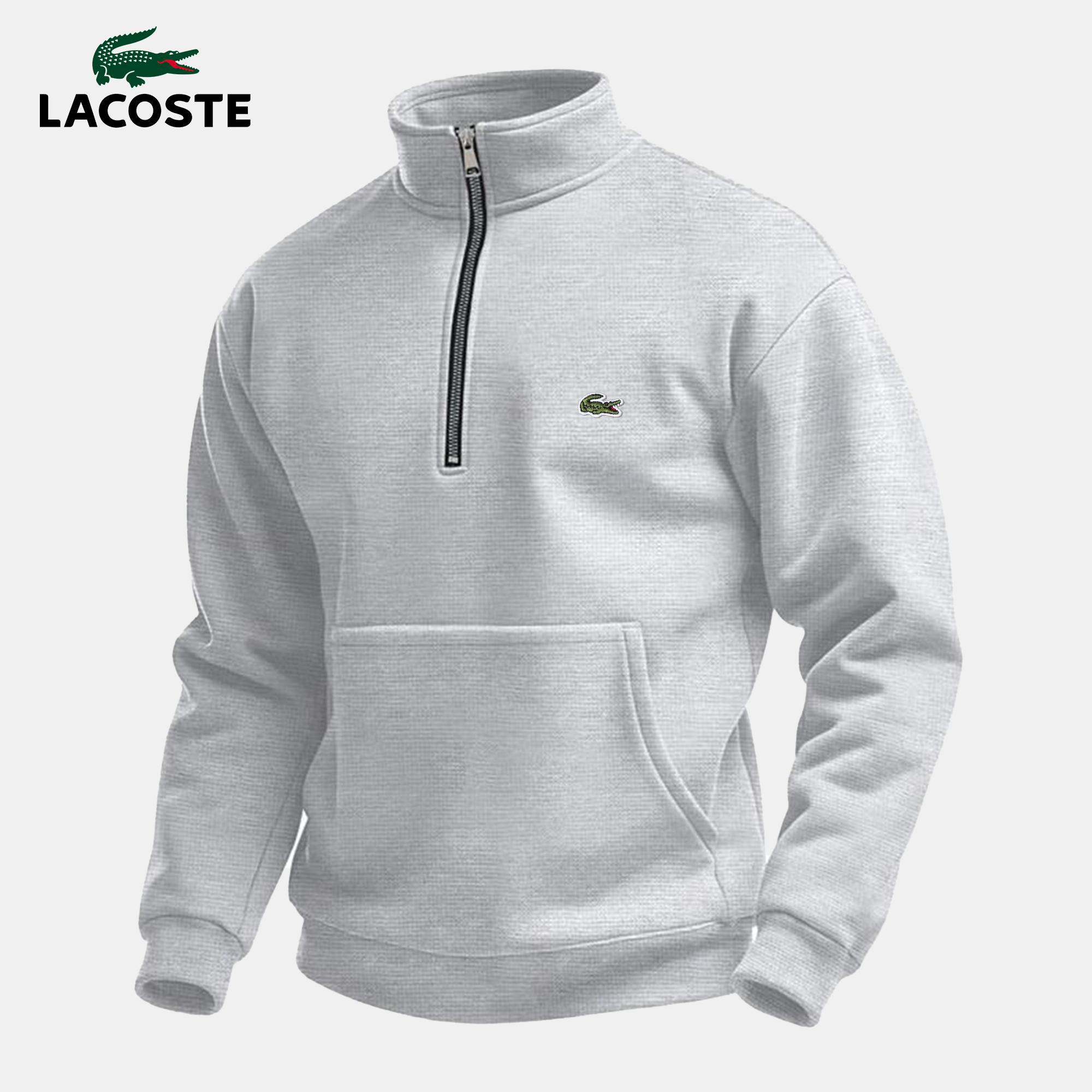 Sweat-shirt LC à demi-zip (DÉSTOCKAGE)
