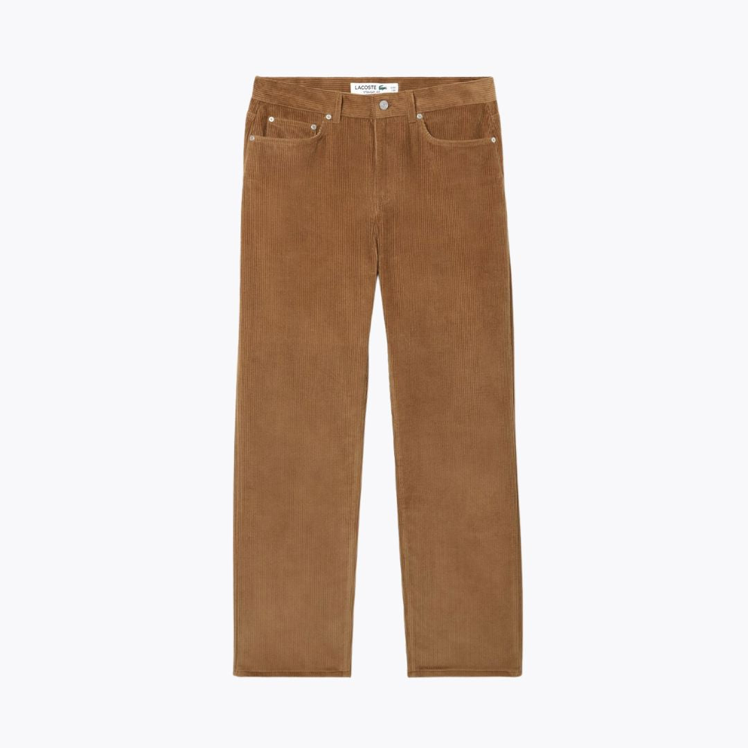 Pantalon en velours LC à 5 poches et coupe droite