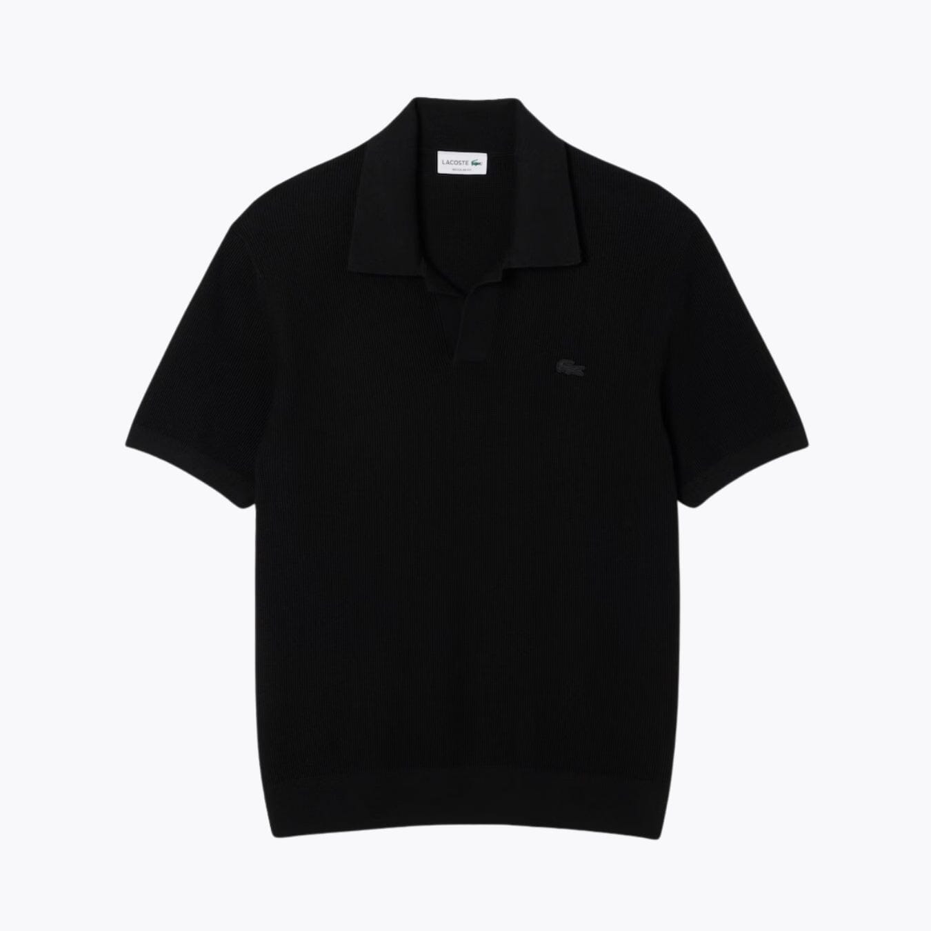 Pull polo ouvert en mélange de coton LC