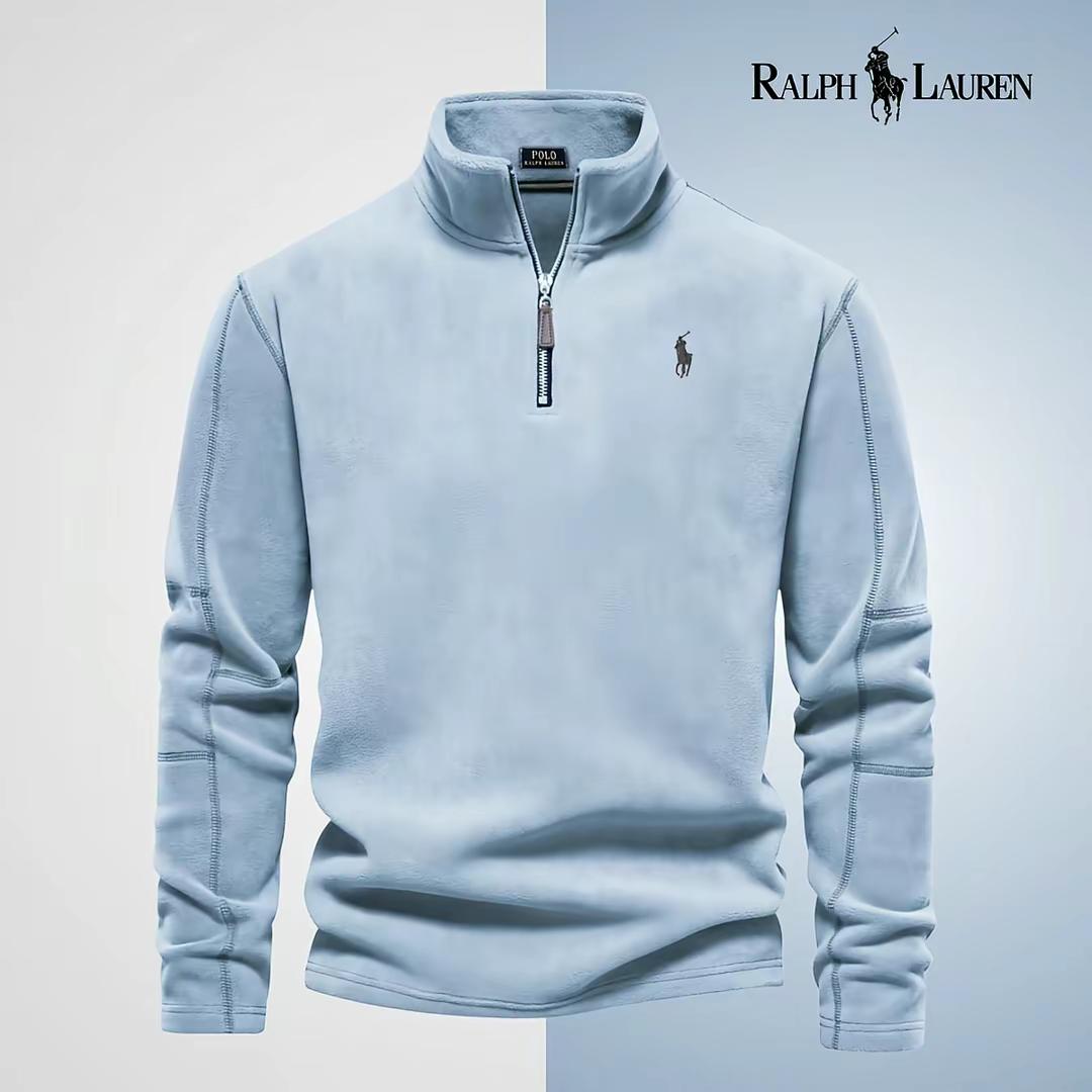 Pull en laine tricotée à torsades RL Prestige