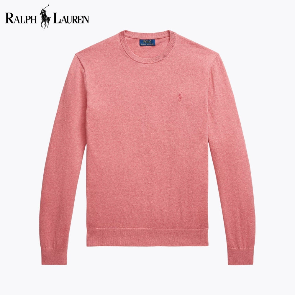 Pull ras du cou RL en coton et cachemire